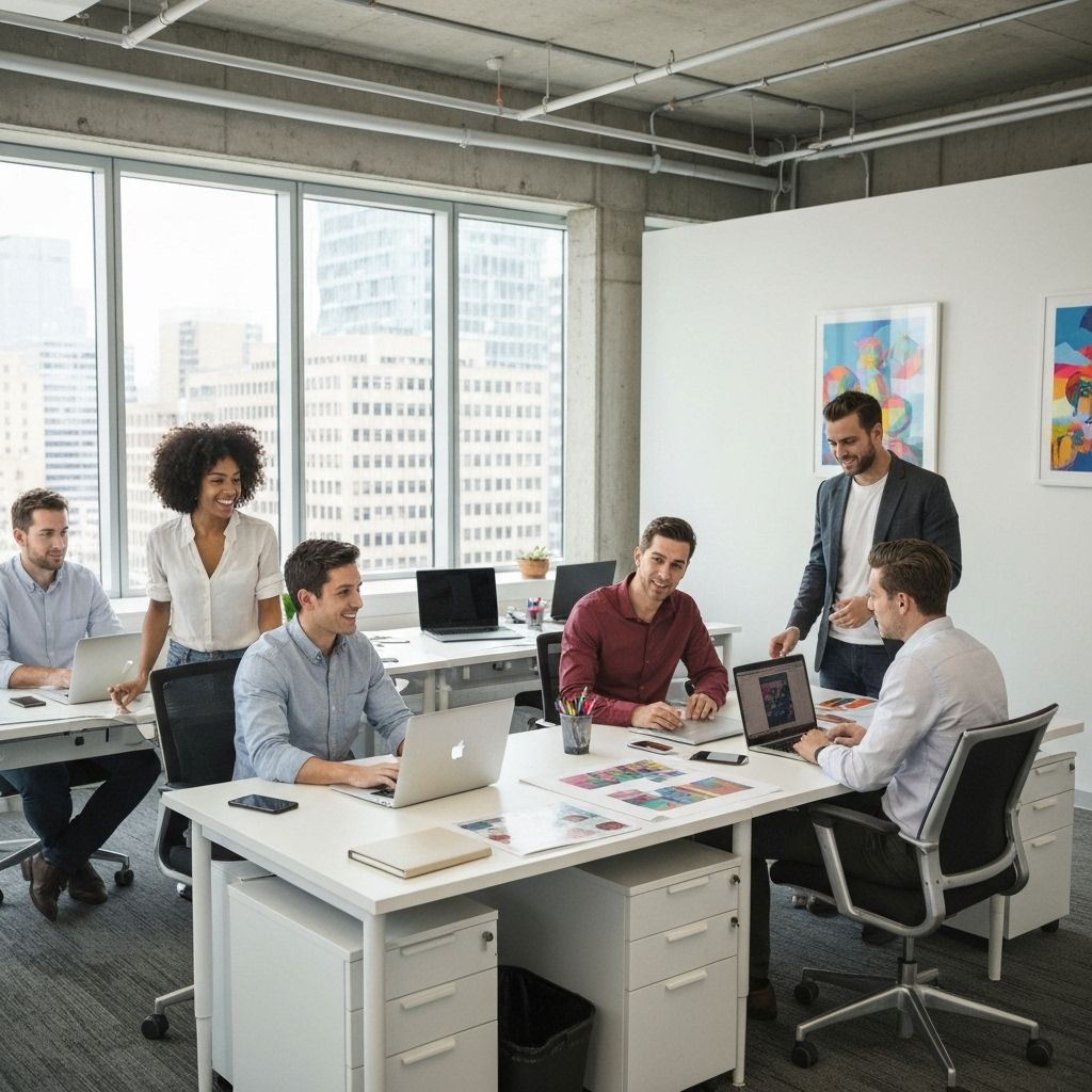 Our creative team at work